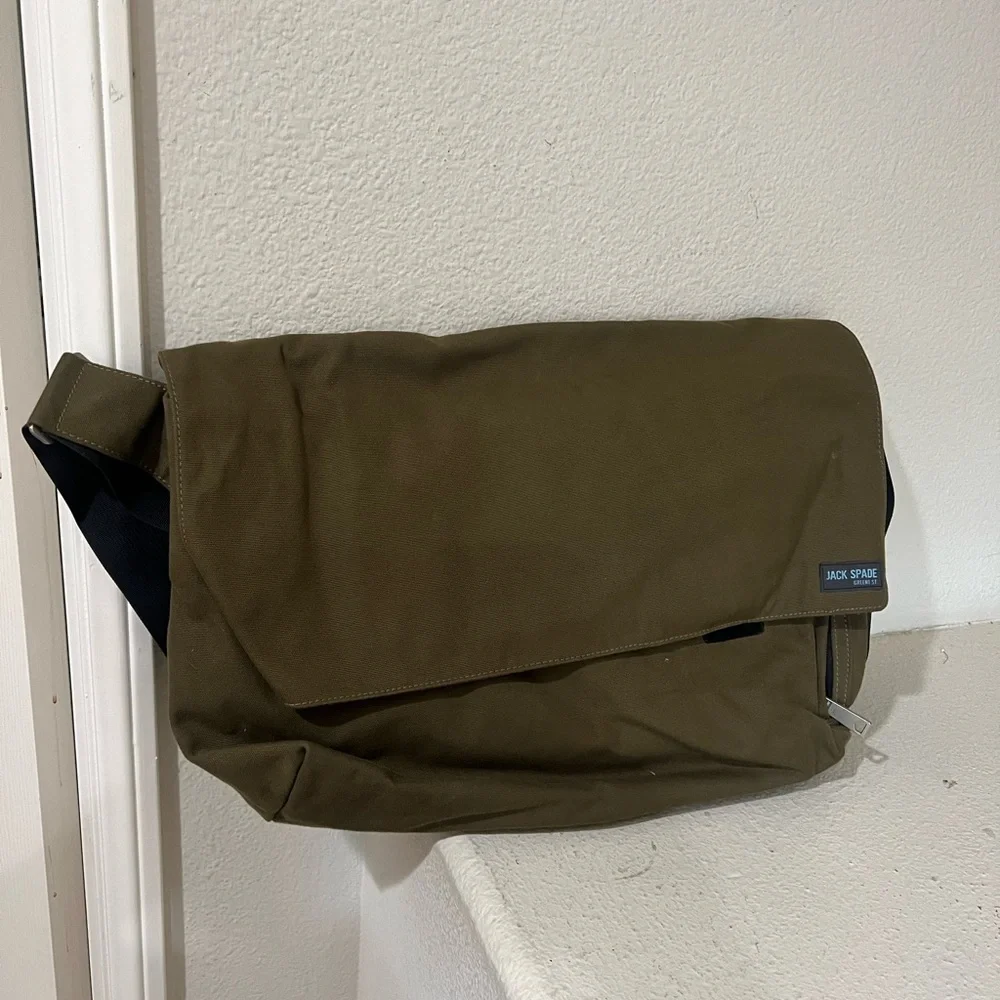 Jack Spade Green‎ Men's Messenger Carry-on Travel Shoulder Crossbody bag